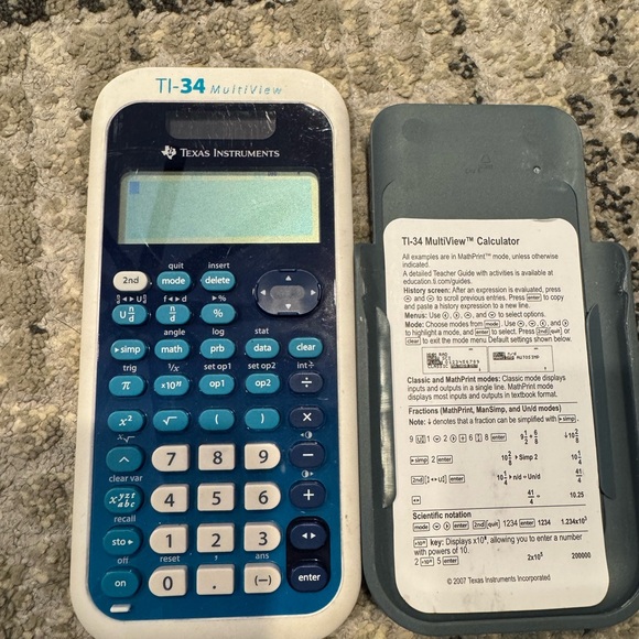 Texas Instruments TI-34 MultiView Calculator - Picture 4 of 4
